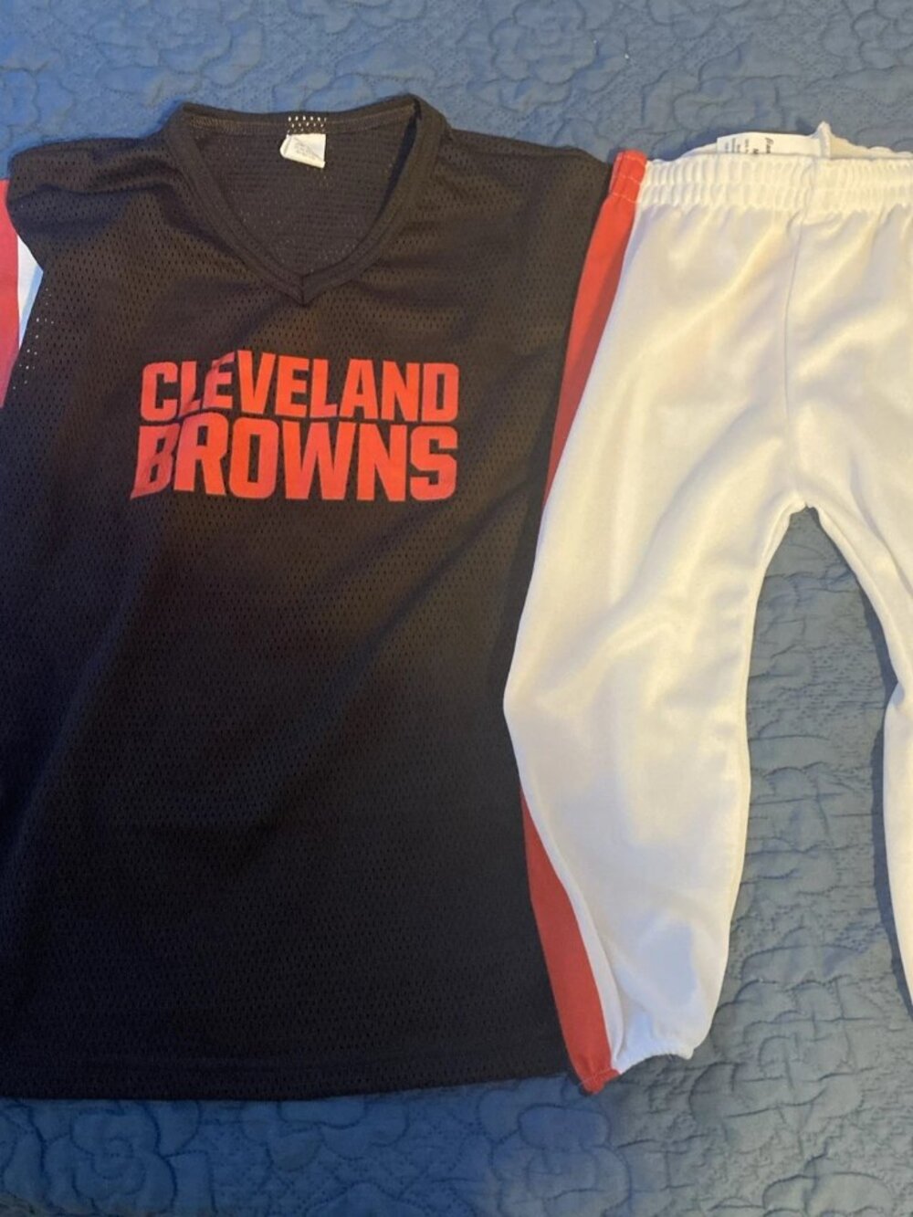 Franklin Cleveland browns Youth Medium Football Replica Uniform